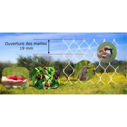 Filet de protection blanc - 4 x 10 m