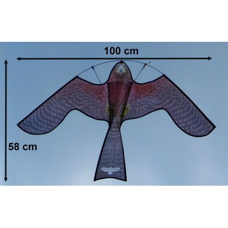 Cerf-volant effaroucheur - FlyTrac® - 100*50 NOIR Cerf-volant effaroucheur - FlyTrac® - 100*50 NOIR